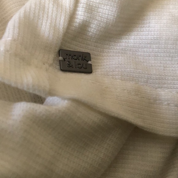 NWT Monk & Lou oversize hi low sweater L - Picture 5 of 5